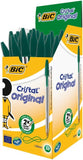 ✅ BOLIGRAFO BIC CRISTAL VERDE - CAJA DE 50 UNIDADES