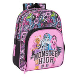 💜 MOCHILA INFANTIL ADAPTABLE A CARRO MONSTER HIGH 🖤👻✨