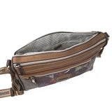 👜 BOLSO BANDOLERA CUADRADO 2 CREMALLERAS - SKPAT FIORELLA