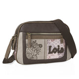 👜 BOLSO BANDOLERA 2 CREMALLERAS - LOIS VIRGINIA