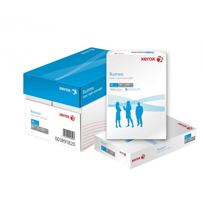 ▻ PAPEL A4 80GRS 500H XEROX BUSINESS 5 PAQUETE FOLIOS – Papeleria